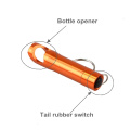Customized Personalized Bottle Opener 3 LED Torch Keyring
